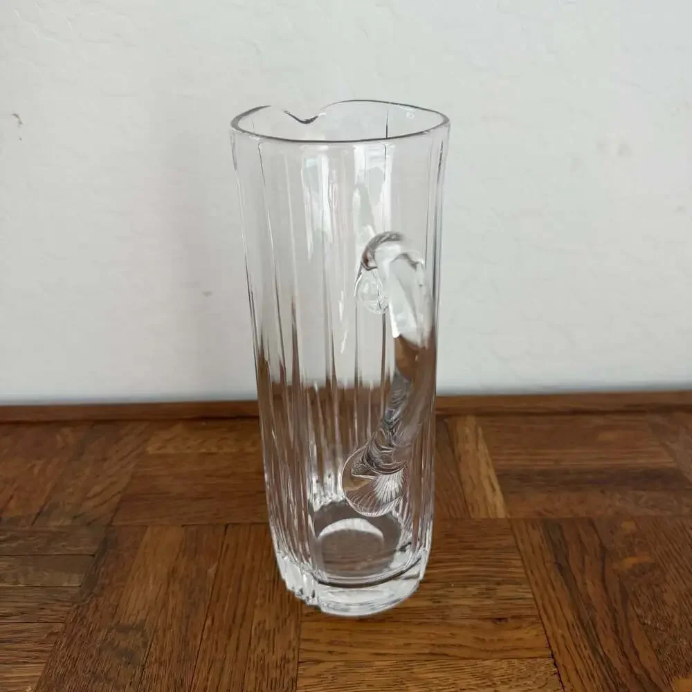 Mikasa Arctic Lights Crystal Pitcher with Vertical Cuts